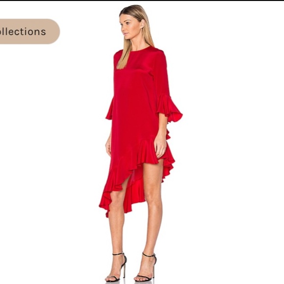 ALEXIS Hazel Asymmetric Red Dress, Size XS - NWT! - Picture 3 of 8